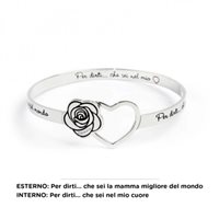 Bracciale Marlù Donna Nel Mio Cuore in Acciaio 15BR027 - 15BR027